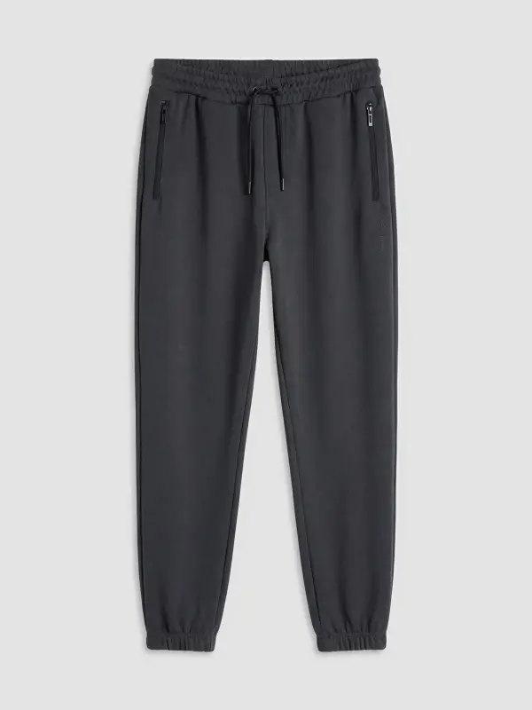 Anthracite Standard Fit Men's Jogger Sweatpants-Anthracite - 5