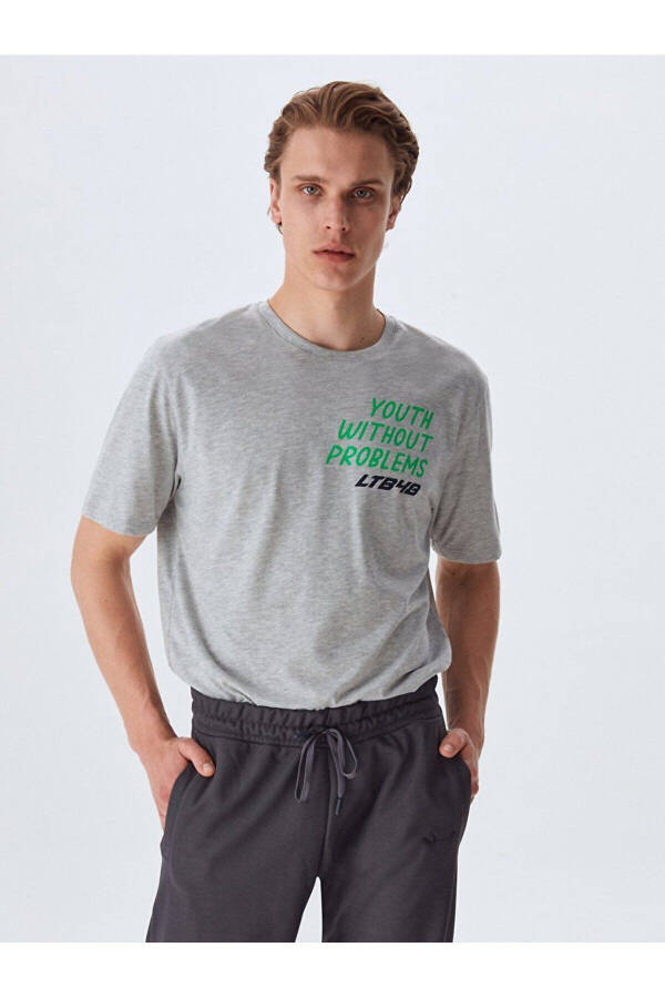 Anthracite Sweatpants with Elastic Waistband - 2