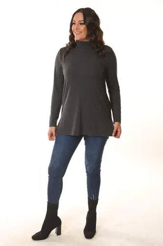 Anthracite Turtleneck Knitwear - 3