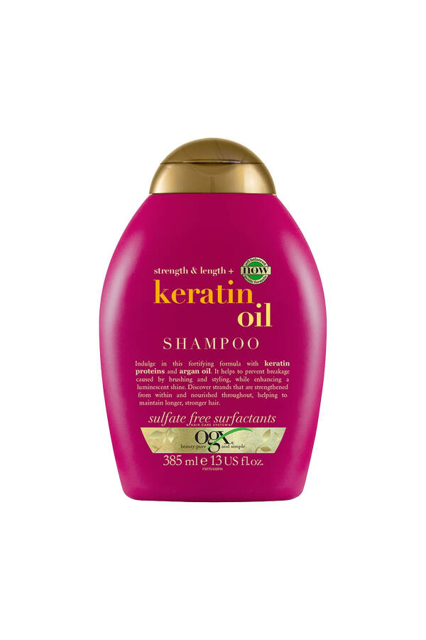 Anti-Breakage Keratin Oil Sulfate-Free Shampoo 385 ml - 13