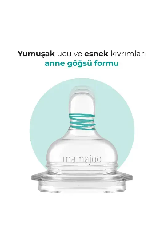 Anti-kolik Biberon Emzikleri, Hızlı Akışlı, 2li Paket - 3