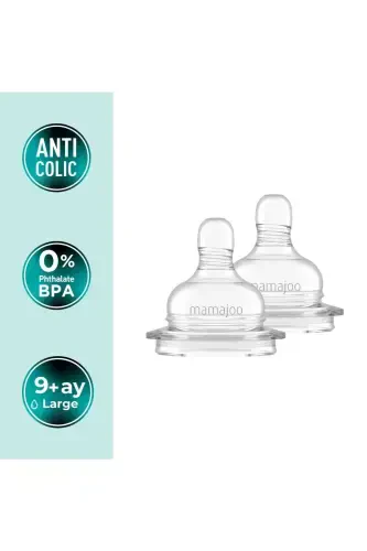 Anti-kolik Biberon Emzikleri, Hızlı Akışlı, 2li Paket - 5