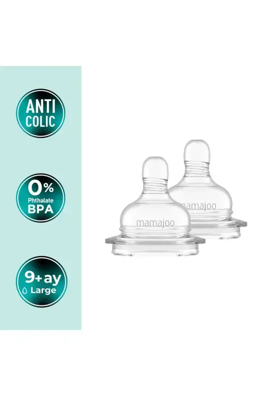 Anti-kolik Biberon Emzikleri, Hızlı Akışlı, 2li Paket - 5