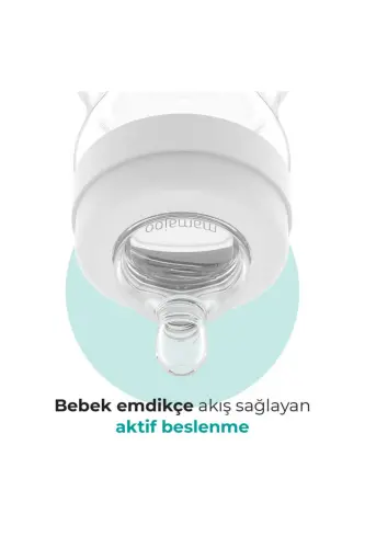 Antikolik Biberon Emziği Seti 9 Ay+ | Hızlı Akışlı, İkili - Saklama Kabı Hediyeli - 5