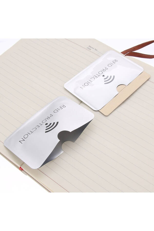 Anti RFID ID Card Holder Laser Aluminum Wallet Blocking Reader Lock Anti-theft - 3