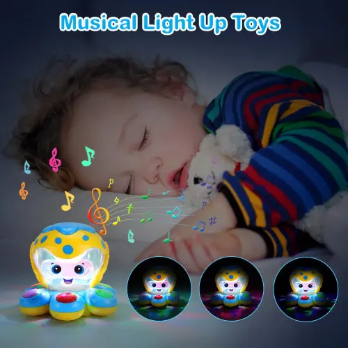 ANTIC DUCK Toddler Toys, Baby Toys 6-12 Months, Baby Learn Walk Party Crawling Toys, Baby Toys for 12-24 Months for Girls Boys Gifts - 7