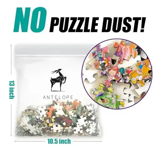 Antelope - 1000 Piece Puzzle for Adults, Catndyland Jigsaw Puzzles 1000 Pieces, High Resolution, Matte Finish, Smooth Edging, No Dust Creative Artistic Puzzle - 6