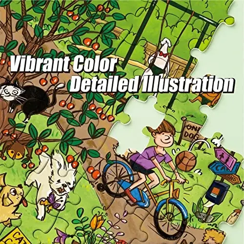 Антилопа - 1000-частная головоломка для взрослых, пазлы для собак в парке 1000 частей - 1000 частей высокой четкости, матовая отделка, гладкие края, без пыли, головоломка для животных на досуге - 5