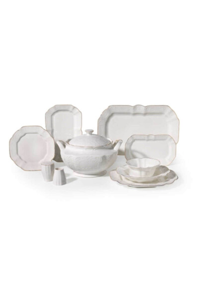 Antique Collection 60 Piece Dinner Set - KORKMAZ