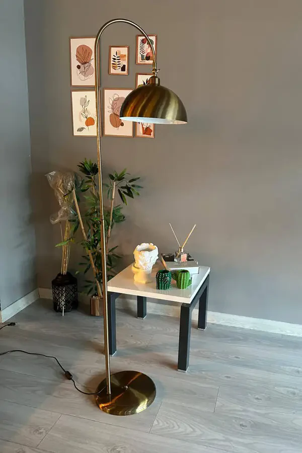 Antique Floor Lamp with Adjustable Head Modern Decorative Metal Living Room Study Room Floor Lamp - 6
