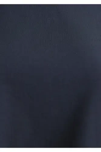 Антрацит Crop Basic Tişört Crop / Kısa Kesim 16130 - 8