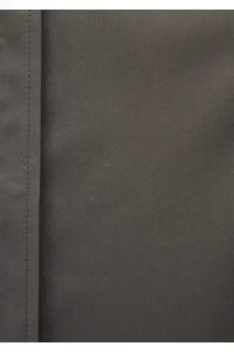 Антрацитовая Рубашка Свободного Кроя 121094 - 6