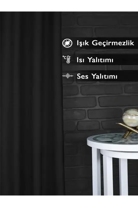 Антрацитово-серый светоблокирующий затемняющий занавес с возможностью выбора ширины и длины, солнцезащитный козырек, 100% светонепроницаемая фоновая занавеска - АНТРАЦИТОВЫЙ СЕРЫЙ - 3