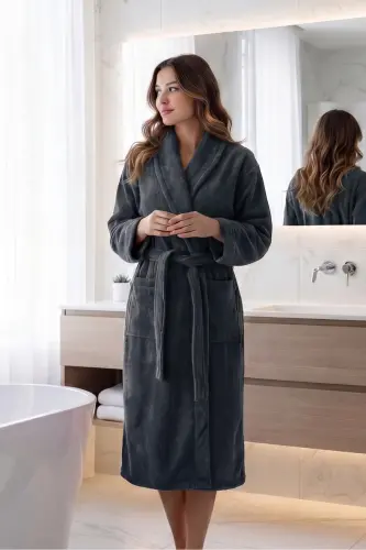 Antrasit Ayollar/Erkaklar Universal Shalyaka Poncho 