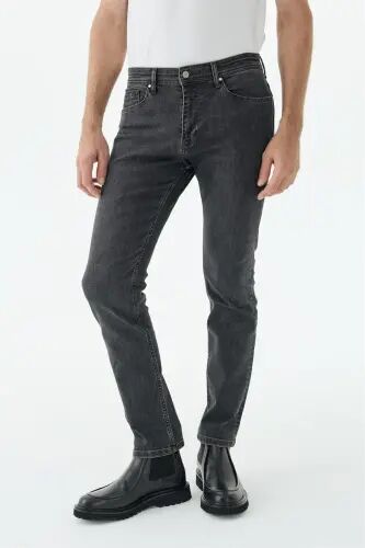 Antrasit Comfort Fit Kot Pantolon - JAKAMEN (1)
