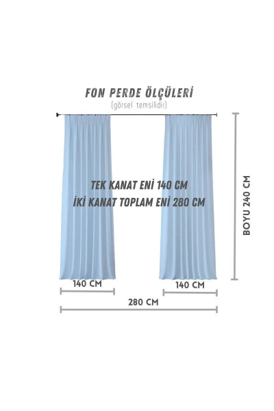 Antrasit Karartma %100 Blackout Düz Dikim Fon Perde(-HER SİPRİŞ TEK KANAT-)-ANTRASİT - SHY TEKSTİL (1)