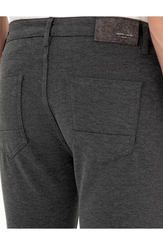 Antrasit Slim Fit Kanvas Pantolon 50295933-VR006 - Antrasit - 6