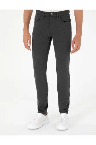 Antrasit Slim Fit Kanvas Pantolon 50295933-VR006 - Antrasit - Pierre Cardin (1)