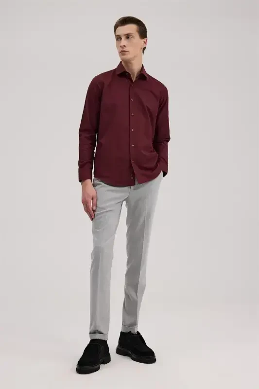 Antratsit Comfort Fit Qoʻshaloq Pochali Mato Shim - JAKAMEN