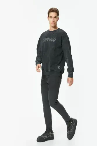 Antratsit Erkak Jeans 5WAM40161ND-ANTRASIT - 1