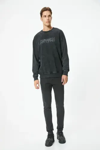 Antratsit Erkak Jeans 5WAM40161ND-ANTRASIT - KOTON (1)