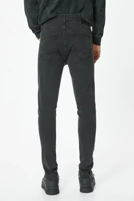 Antratsit Erkak Jeans 5WAM40161ND-ANTRASIT - 4