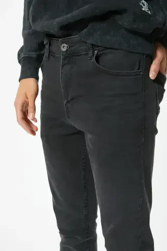 Antratsit Erkak Jeans 5WAM40161ND-ANTRASIT - 5