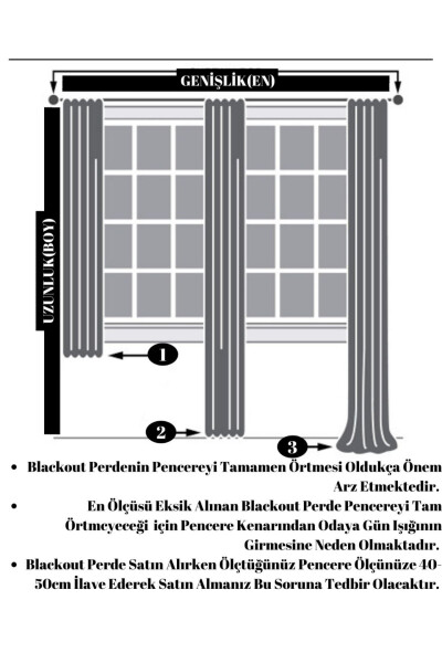 Antratsit qoraytma %100 Blackout tekis tikuv fon pardalari - 4