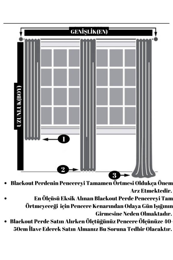 Antratsit qoraytma %100 Blackout tekis tikuv fon pardalari - 9