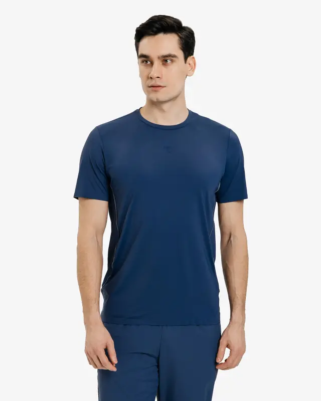 Antrenman Tişörtü - LACİVERT - 7SABER