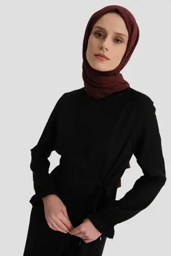 Anvelop Elbise Ort9230 Siyah-Siyah - 4