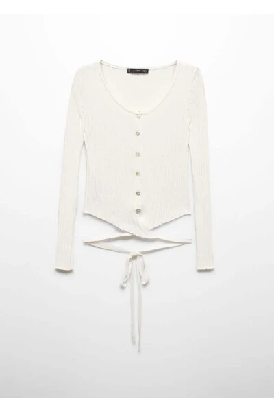 Anvelop kesim fiyonklu hırka - 3