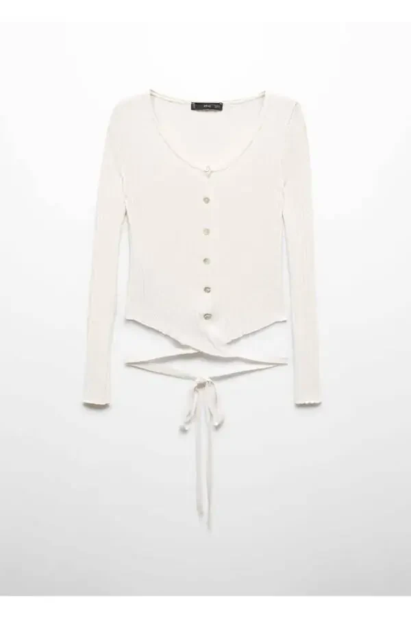 Anvelop kesim fiyonklu hırka - 3