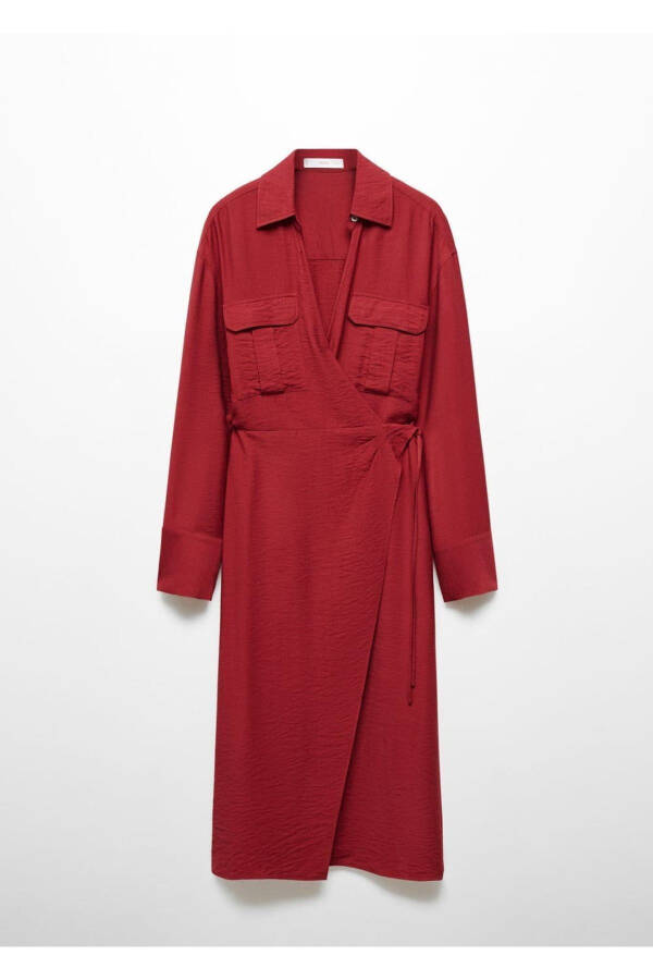 Wickel-Midikleid - Rot - 11