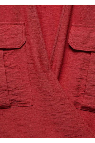 Wickel-Midikleid - Rot - 13