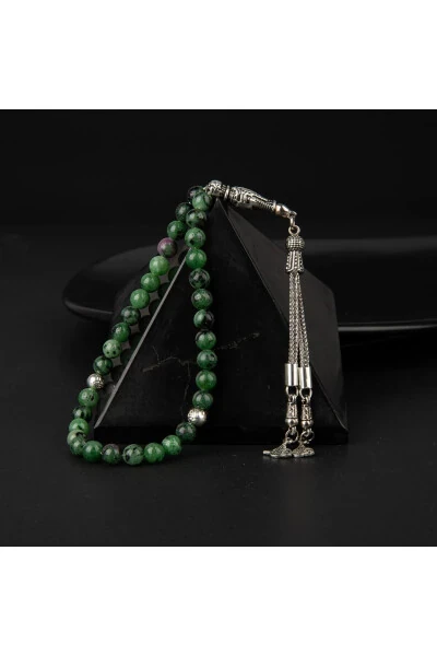 Anyolite Natural Stone Tasbih 33 - 6mm - OSMANLI DOĞAL TAŞ