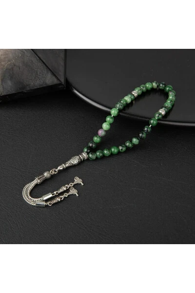 Anyolite Natural Stone Tasbih 33 - 6mm - OSMANLI DOĞAL TAŞ (1)