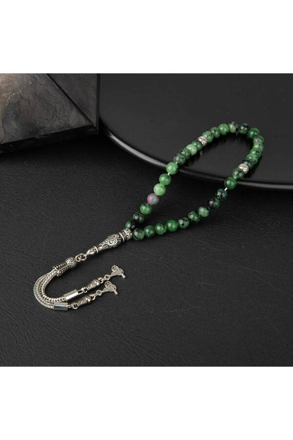 Anyolite Natural Stone Tasbih 33 - 6mm - 2