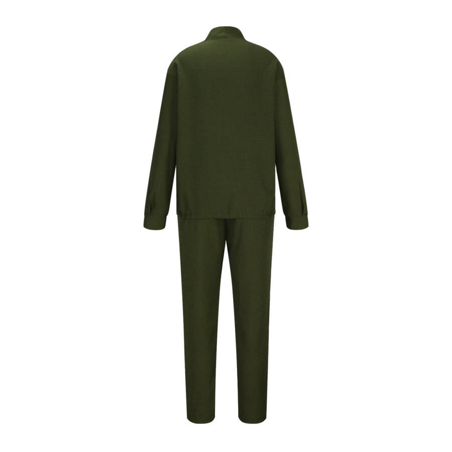 Aofany erkaklar uchun qattiq kostyumlar sport kostyumi 2 qismli to'plam Activewear to'liq fermuarli issiq sport kostyumi sport to'plami kundalik sport kostyumi sport yugurish sport kostyumi - 4