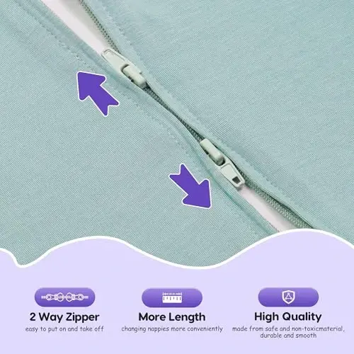 Aomloge PuppyPaws Baby Sleep Sack, Transitional Swaddle, Swaddles for Newborns，1.0 Tog Sleep Sack 9-15 Months, Wearable Blanket Baby with 2-Way Zipper - 3