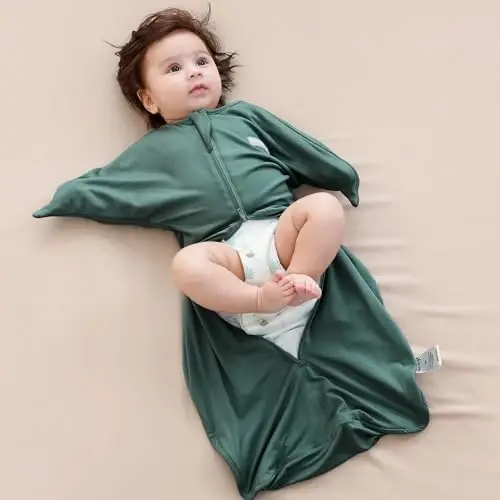 Aomloge PuppyPaws Baby Sleep Sack, Transitional Swaddle, Swaddles for Newborns，1.0 Tog Sleep Sack 9-15 Months, Wearable Blanket Baby with 2-Way Zipper - 6
