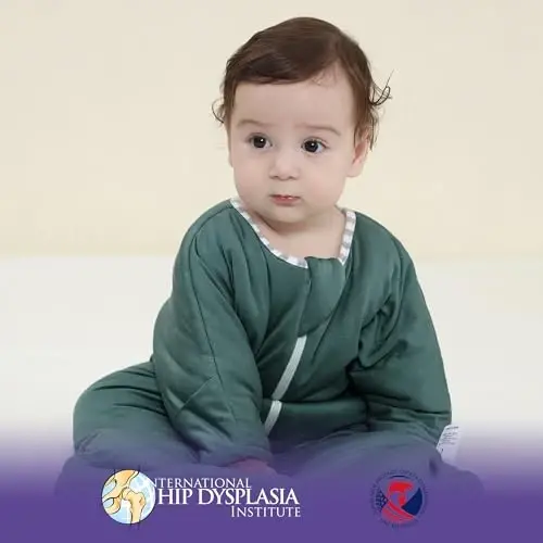 Aomloge PuppyPaws Baby Sleep Sack 2.5 TOG, Transitional Swaddle with Arms Up Length Sleeves and Mitten Cuffs, Sleep Sack 6-9 Months, Wearable Blanket Baby - AOMLOGE (1)