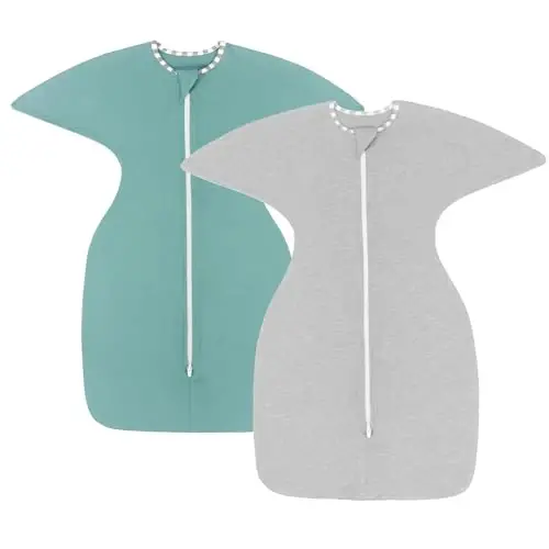 Aomloge PuppyPaws Baby Sleep Sack 0-15 Months, Long Sleeve With Mitten Cuffs, Toddler 0.5tog or 1.0tog 