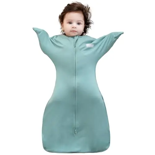 Aomloge PuppyPaws Baby Sleep Sack, Transitional Swaddle, Swaddles for Newborns，1.0 Tog Sleep Sack 6-9 Months, Wearable Blanket Baby with 2-Way Zipper 