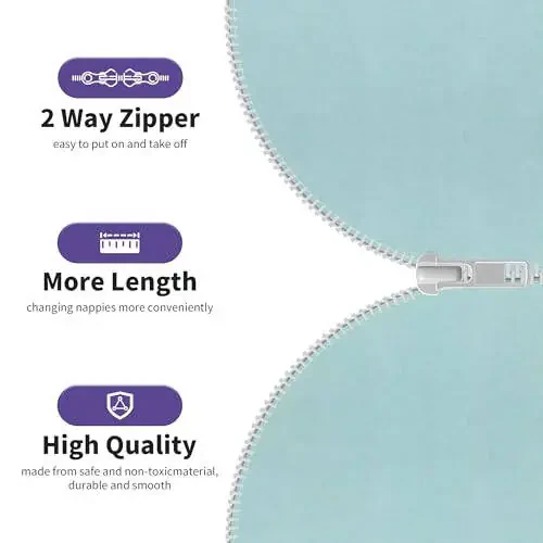 Aomloge PuppyPaws Chaqaloq Uyqu Xalta 2-Paket to'plami, O'tish bezi, Uyqu Xalta 3-6 oy, Kiyilgan Adashtirgich Chaqaloq 2 tomonlama fermuarli yoz, 95% Bambukdan olingan Rayon, 5% Spandex - 33