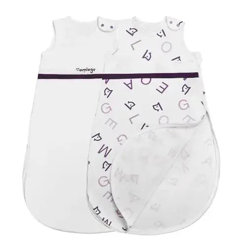 Aomloge PuppyNap Baby Sleep Sack, Toddler Sleep Sack 2-Pack Set, Sleep Sack 18-24 Months, 100% Organic Cotton Sleep Sack with 2-Way Zipper 