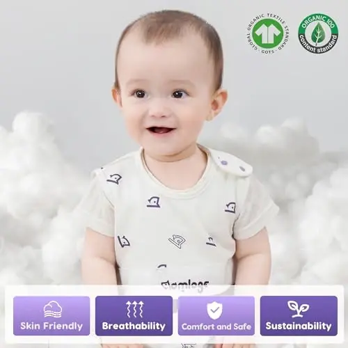 Aomloge PuppyNap Baby Sleep Sack, Toddler Sleep Sack 2-Pack Set, Sleep Sack 18-24 Months, 100% Organic Cotton Sleep Sack with 2-Way Zipper - 2