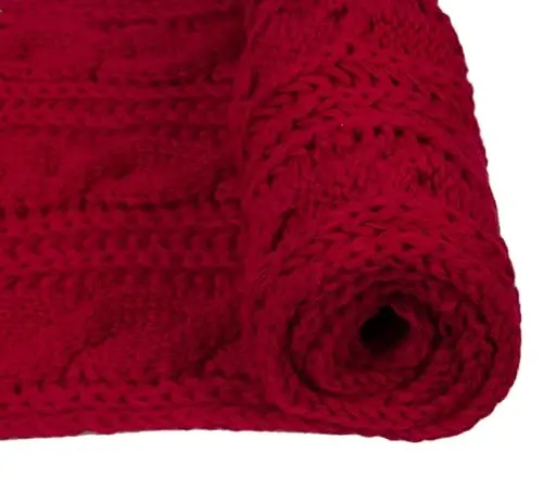 Aonal Womens Winter Scarf Cold Weather Thick Warm Cable Knit Wraps Chunky Large Soft Long Scarves - 5