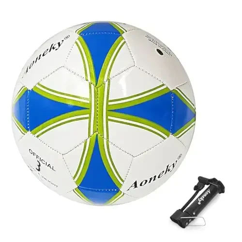 Aoneky Soccer Ball with Pump 