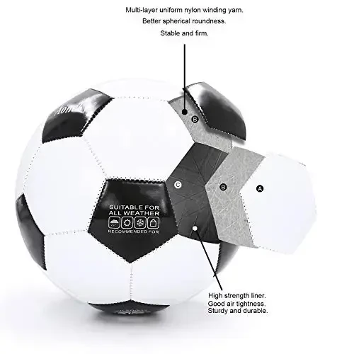 Aoneky Soccer Ball with Pump - 6